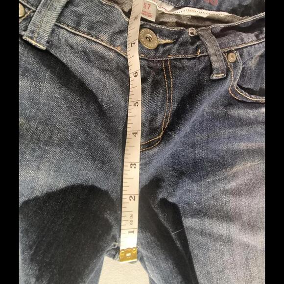 Y2k Mossimo Supply Co Women's 7R Fit 6 W30 L32 Dark Wash Bootcut Western Jeans - Picture 10 of 16